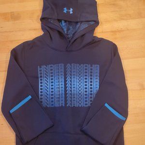 Under Armor Blue Big Boys Cold Weather Gear Hoodie